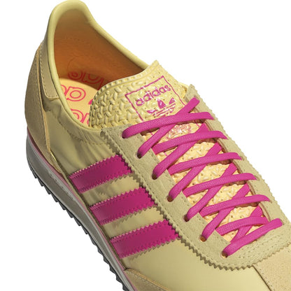 adidas Womens Sl 72 Og Lace Up Sneakers Shoes Casual - Yellow -