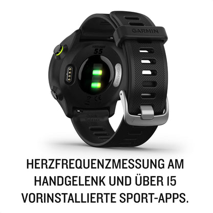 Garmin Forerunner 55 Reloj Inteligente de Running GPS (Negro)