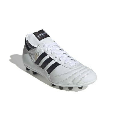 adidas Men's Copa Mundial Firm Ground, White/Black/Gold Metallic