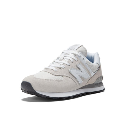 New Balance Men's 574 Core Sneaker, Nimbus Cloud/White