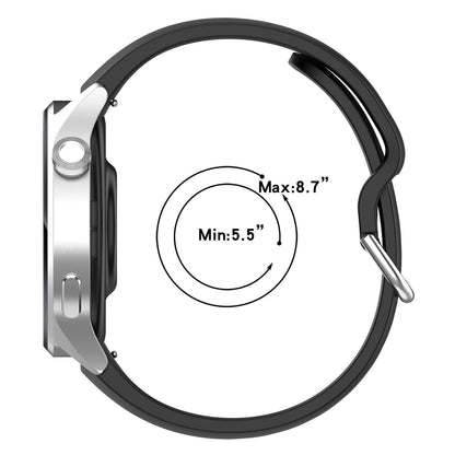 FitTurn Sport Band Compatible with Xiaomi Watch S1/S1 Active/S2 Pro/S2/S3/S4 Watch Bands, Soft Silicone Wristbands Replacement 22mm Strap with Classic Clasp for Mi Smartwatch/Redmi Watch 5 Active/5Lite