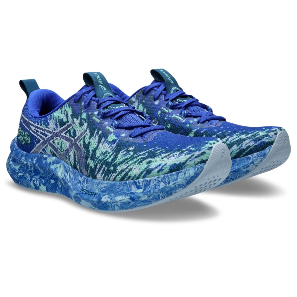 ASICS Men's Noosa TRI 16 Running Shoes, NEON Blue/Illuminate Mint