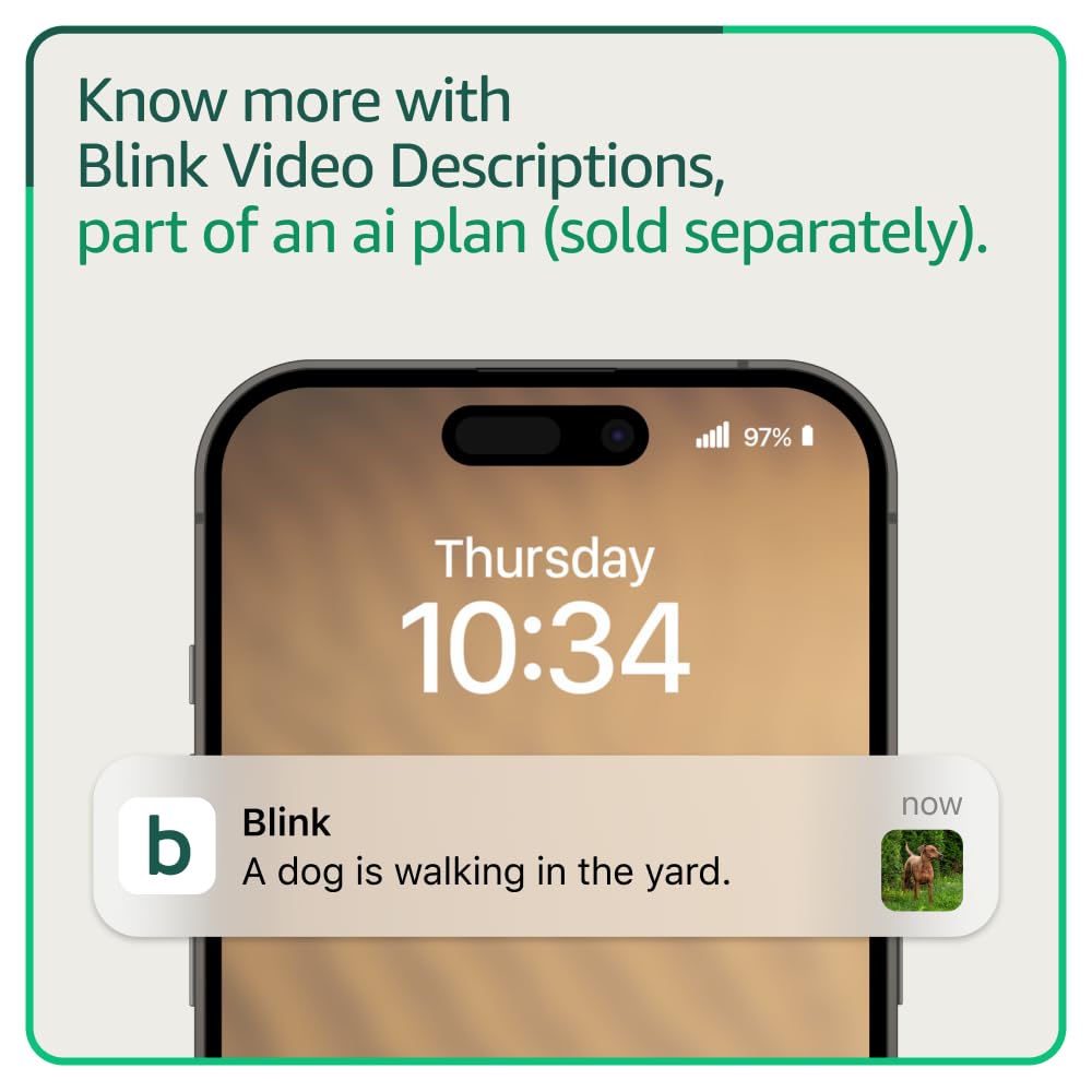 Blink Cámara Outdoor 4 + Timbre Doorbell 2K+ (Black)