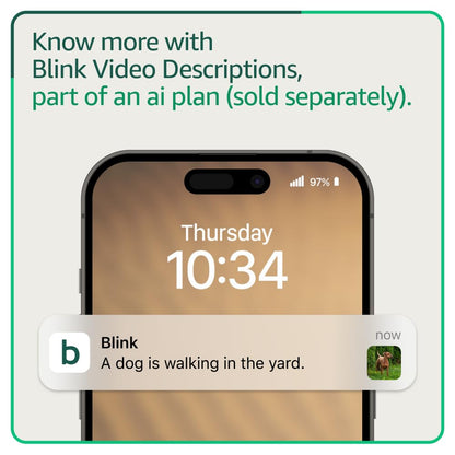 Blink Cámara Outdoor 4 + Timbre Doorbell 2K+ (Black)