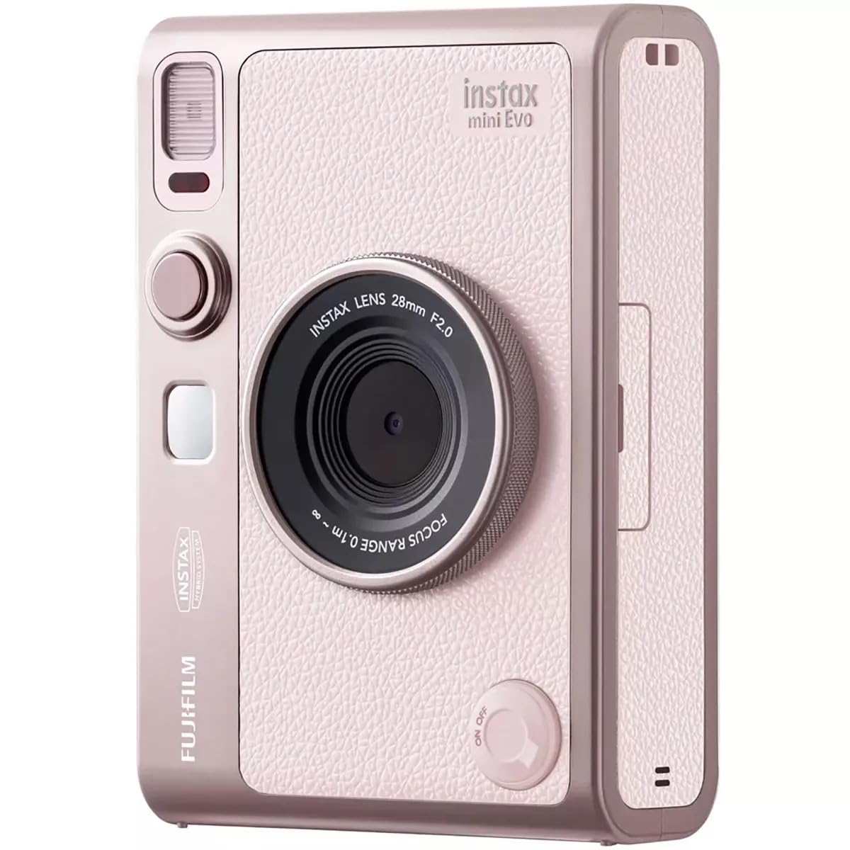 Fujifilm Cámara Instantánea Híbrida Instax Mini EVO (Pink)