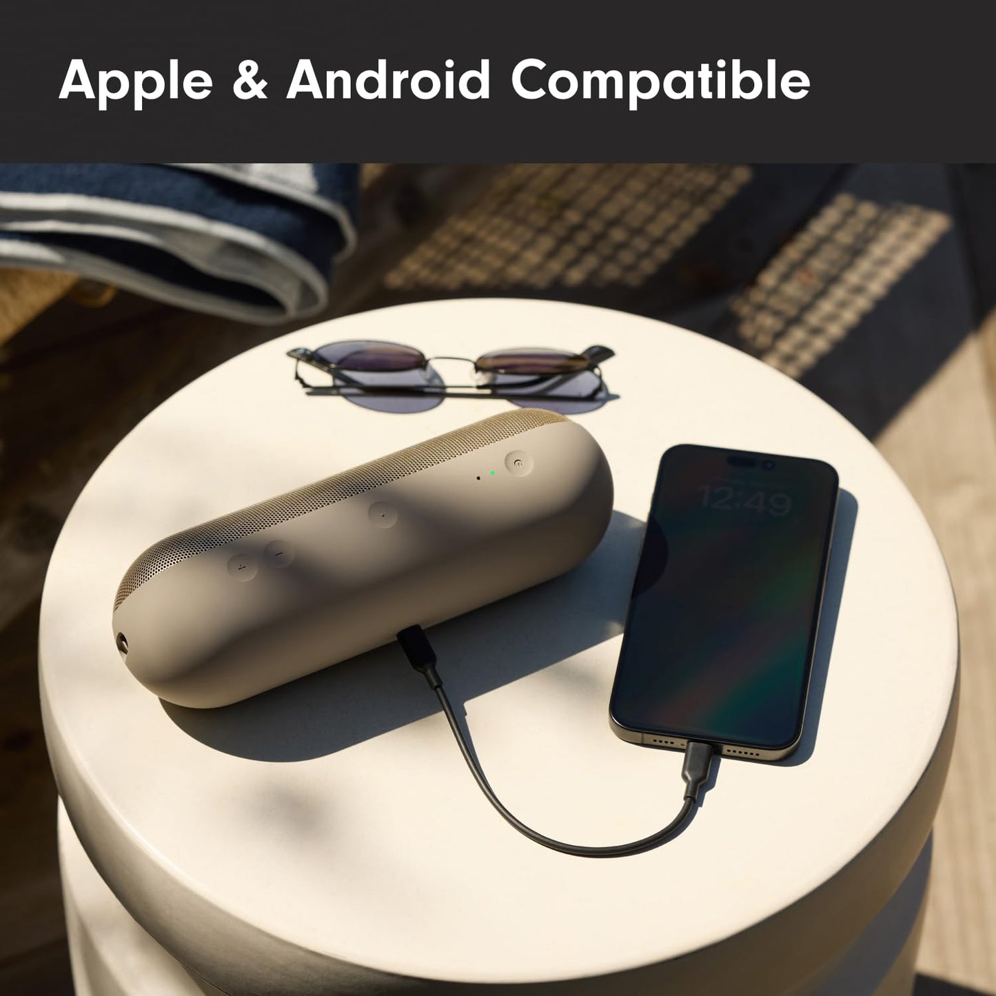 Beats Pill Altavoz Portátil con Bluetooth (Oro Champán / 24 Horas)