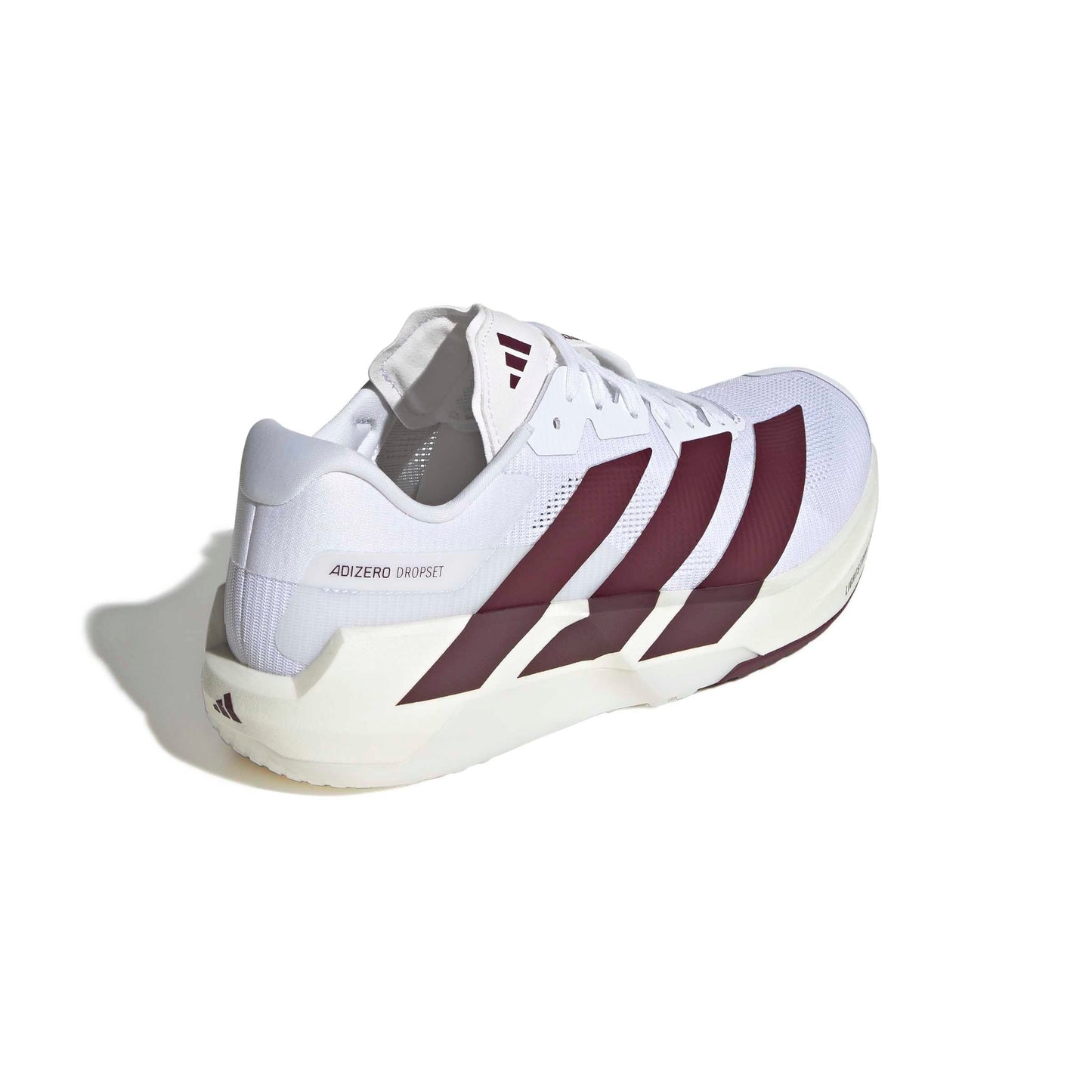 adidas Men's Adizero Dropset Pro Training, White/Maroon/Iron Metallic