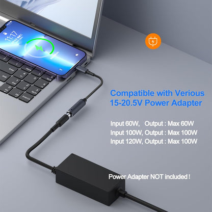 PLUSPOE Cable de Carga de Energía a USB Tipo C (100W)