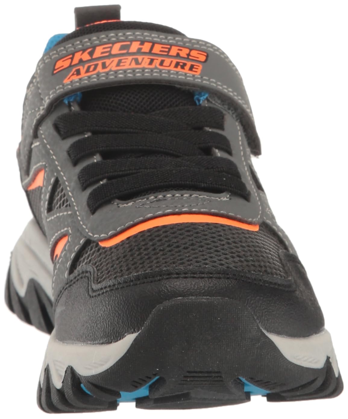 Skechers Kids Boys Rugged Ranger Sneaker, Charcoal/Orange