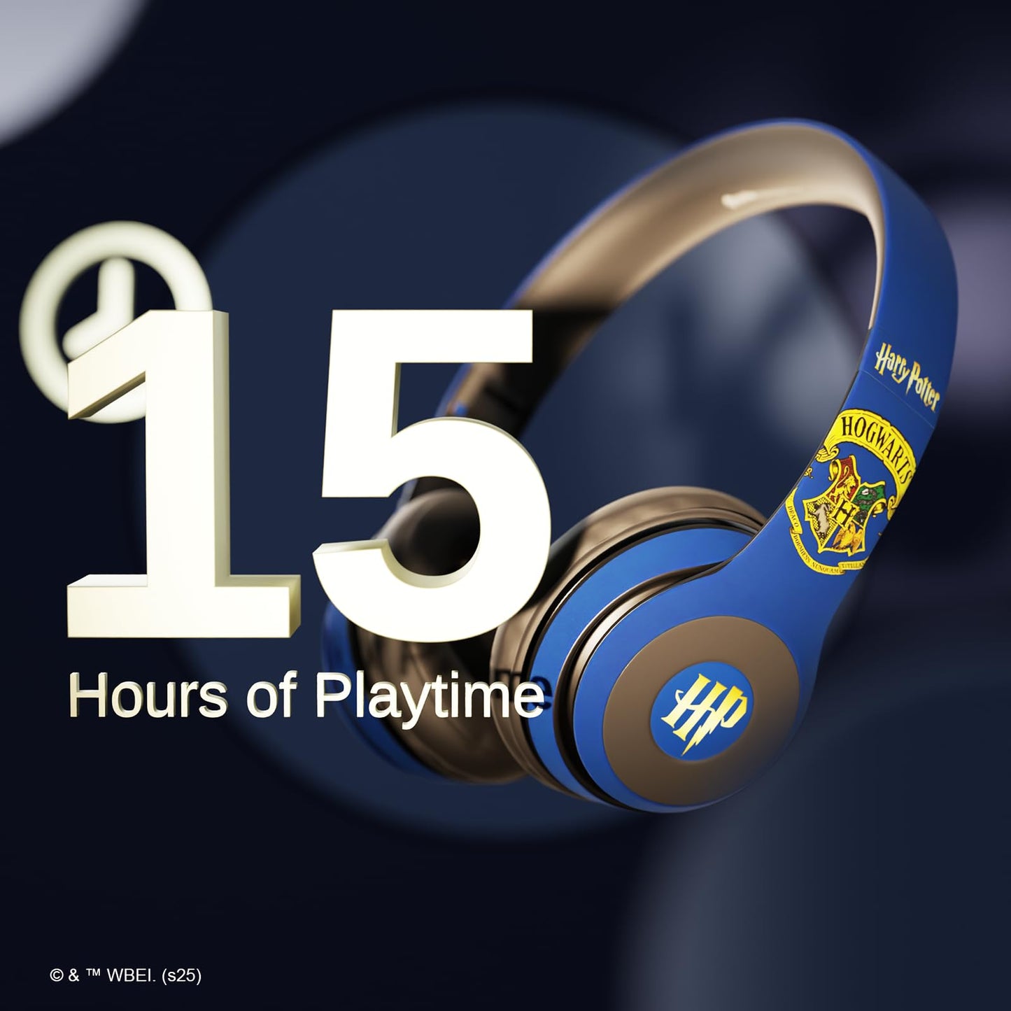 iJoy Harry Potter Ravenclaw Bluetooth Headphones with Built in Mic | Officially Licensed Wireless Headphones, Foldable Headset | Harry Potter Gifts for Women, Men, Teens, Kids & All Fans of Ravenclaw