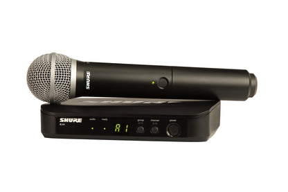 Shure Sistema de Audio Inalámbrico Portátil BLX24/PG58 (Banda H9)