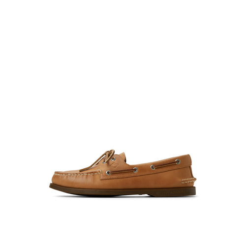 Sperry Men's Authentic Original 2-Eye Leather Boat Shoe, Royal Brown