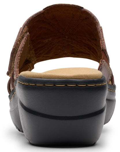 Clarks Women Merliah 2 Belle Brown Multi Leather