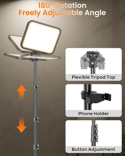 Torjim Kit de Luz LED para Video (12")