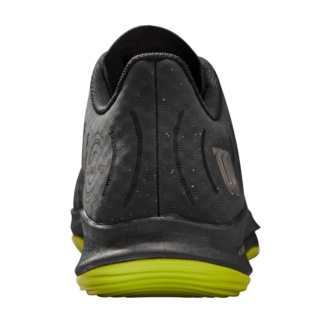 WILSON Hurakn Pro Men's Padel Shoe - Black/Lime Green/Falcon