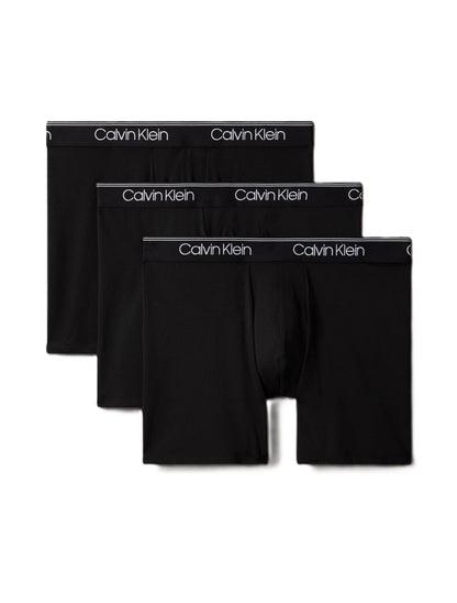 Calvin Klein Calzoncillos Bóxer Micro Stretch para Hombre (Negro / Talla L / Paquete de 3)