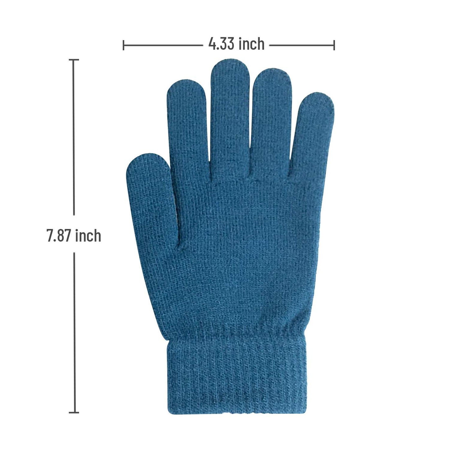 GOLEDLF Guantes Mágicos de Invierno (Paquete de 5 Pares)