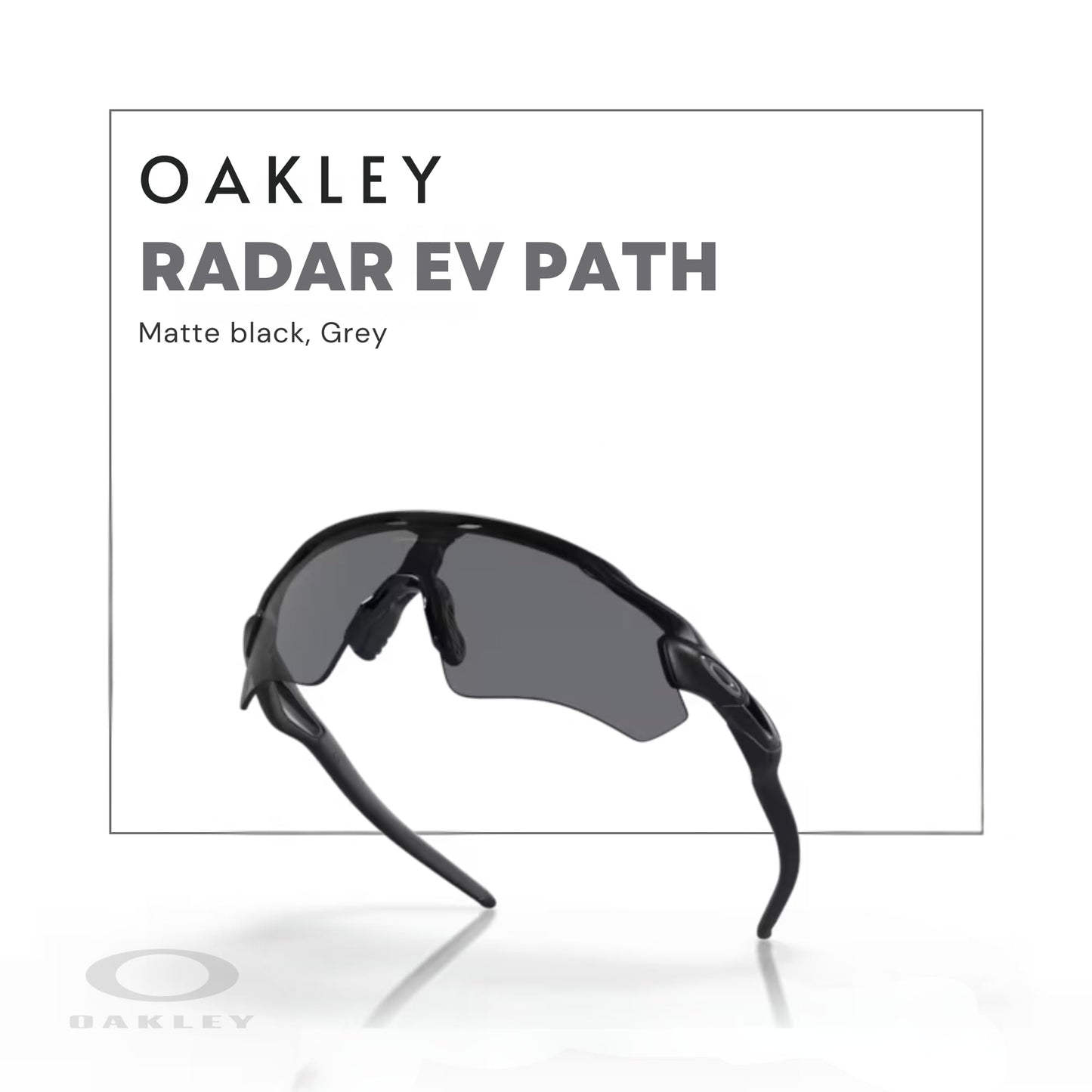 Oakley Lentes de Sol Radar EV Path OO9208 (Negro Mate / 38MM)