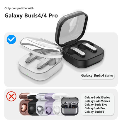RFUNGUANGO Funda de Silicona para Samsung Galaxy Buds 4 y Buds 4 Pro