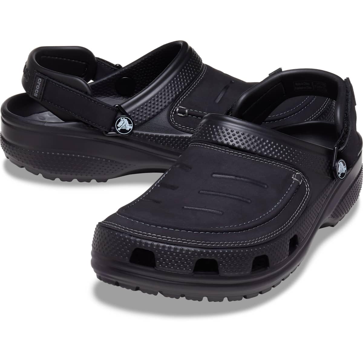 Crocs Men's Yukon Vista II LiteRide Clogs, Black/Slate Grey