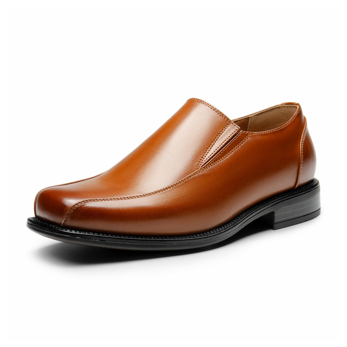 Bruno Marc Men's Slip on Dress Loafers Shoes, Brown, STATE