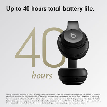 Beats Studio Pro Auriculares Inalámbricos sobre la Oreja (Negro)