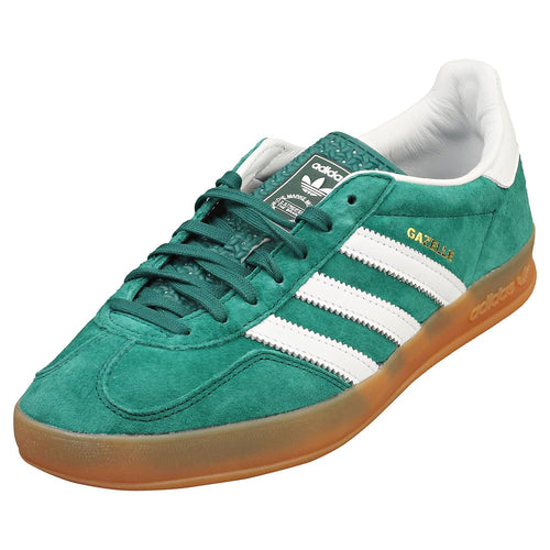 adidas Men's Gazelle Sneaker, Collegiate Green/Footwear White/Gum 2