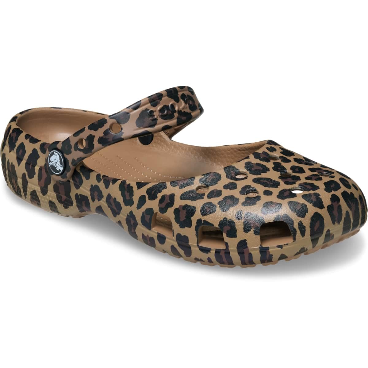 Crocs Women Classic Ballet, Ballet Slippers, Sepia/Leopard
