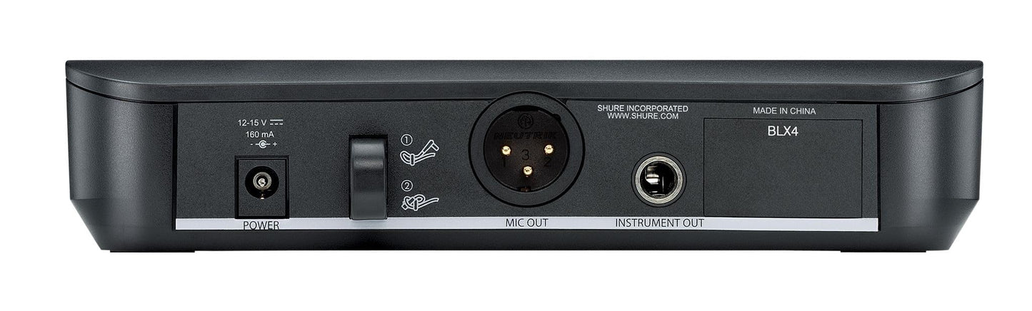 Shure Sistema de Audio Inalámbrico Portátil BLX24/PG58 (Banda H9)