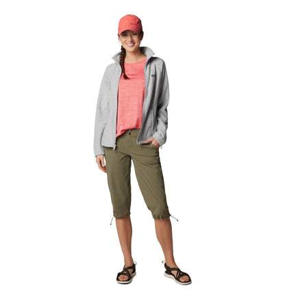 Columbia Chaqueta de Forro Polar Benton Springs para Mujer (Gris Cirrus Heather / Talla M)