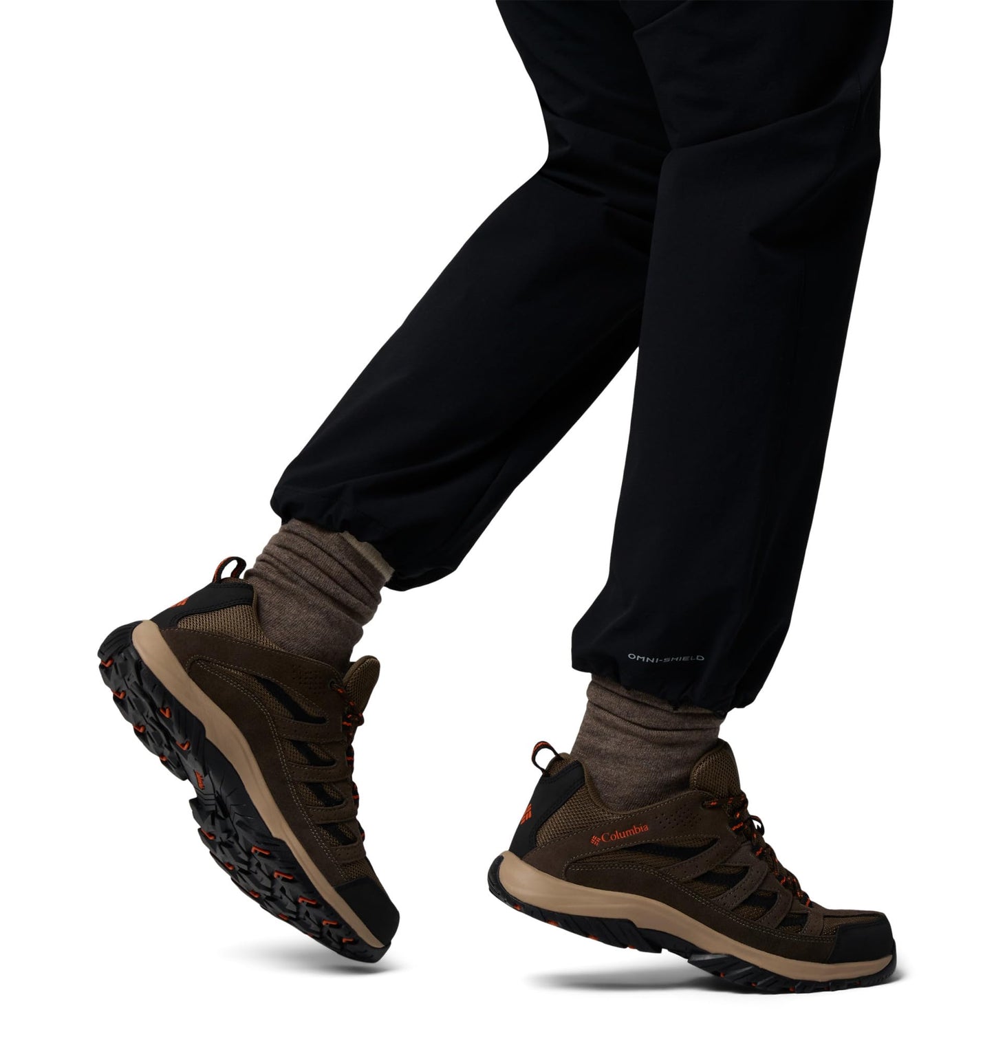 Columbia Mens Crestwood, Camo Brown/Heatwave