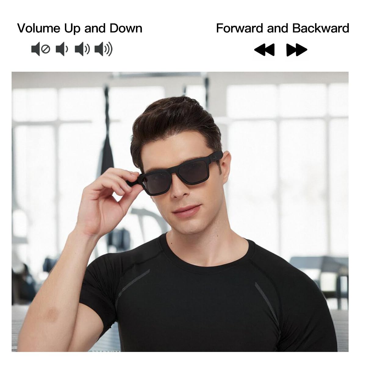 OhO Gafas Inteligentes Bluetooth (Grey Lens)