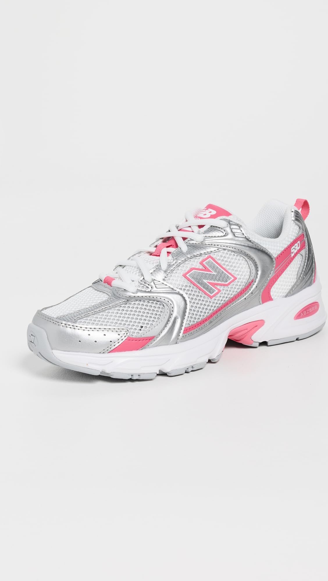 New Balance Unisex 530 Silver Metallic/Dragon Berry