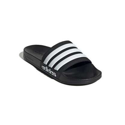 adidas Sandalias Adilette Shower para Adulto (Talla 8 / Negro y Blanco)