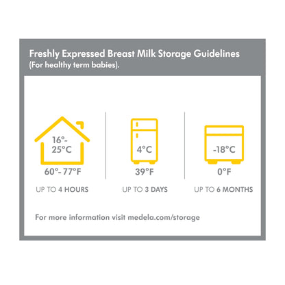 Medela Biberones para Recolección y Almacenamiento de Leche Materna (Paquete de 6)