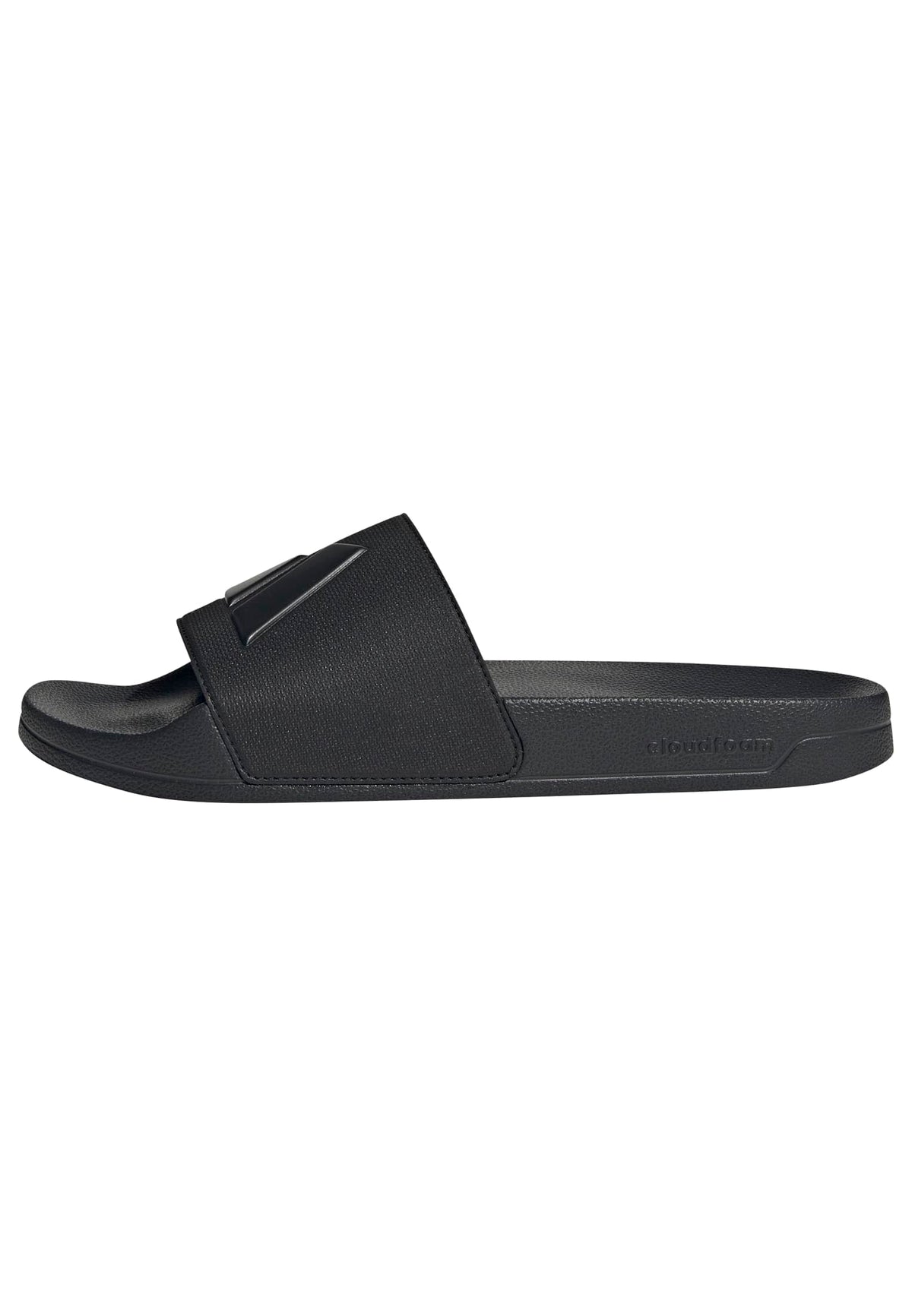 adidas Unisex Shower Slide Sandal, Core Black/Core Black/Core Black