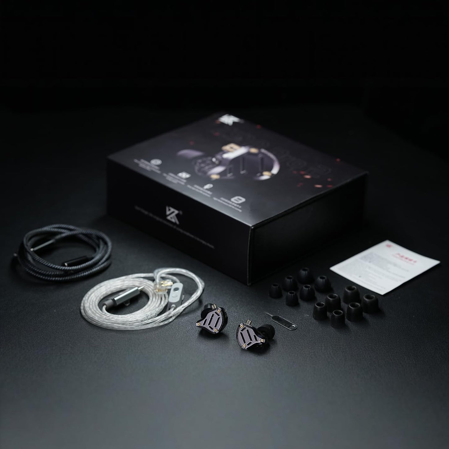 KZ Audífonos In Ear ZS10 Pro 2 USB C con Micrófono