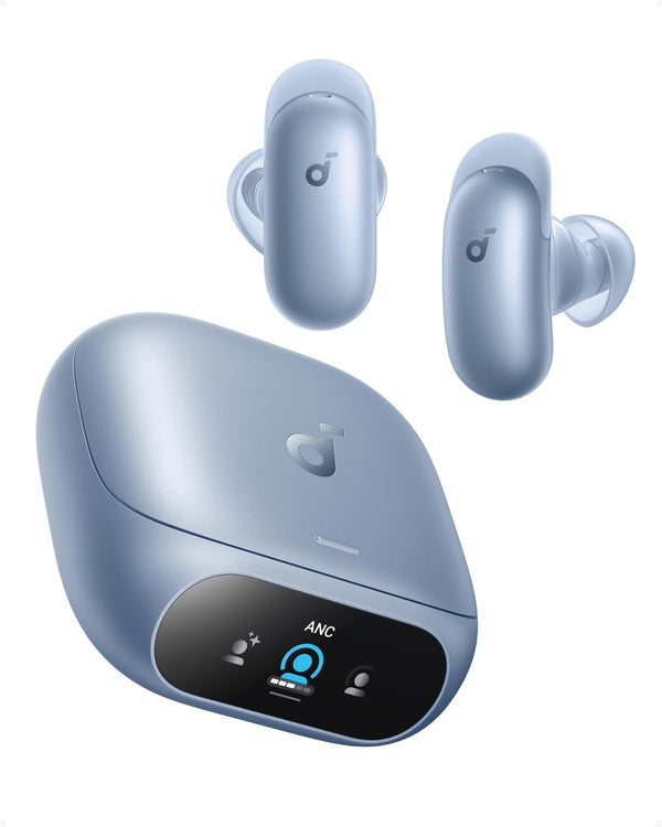 Soundcore Liberty 5 Pro,Guinness World Records-Certified Call Quality,Anker Thus™ AI Chip,Active Noise Cancelling Wireless Earbuds,Crystal-Clear Calls for Commute,Noisy Environments