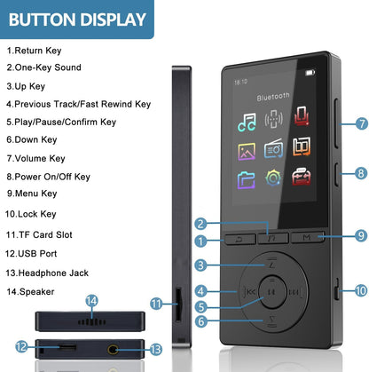 Reproductor MP3 Deportivo de 64GB