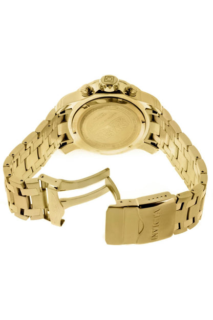Invicta Men's Pro Diver Quartz Watch with Gold Tone Stainless Steel Band, Gold (Model: 0074)