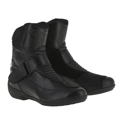 Alpinestars Stella Valencia Waterproof Boots, Women's Low-Cut Waterproof Motorcycle Touring Boots, Black