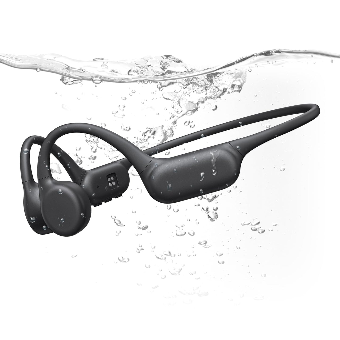 PSIER Audífonos de Conducción Ósea para Natación (32GB / Bluetooth 6.0)