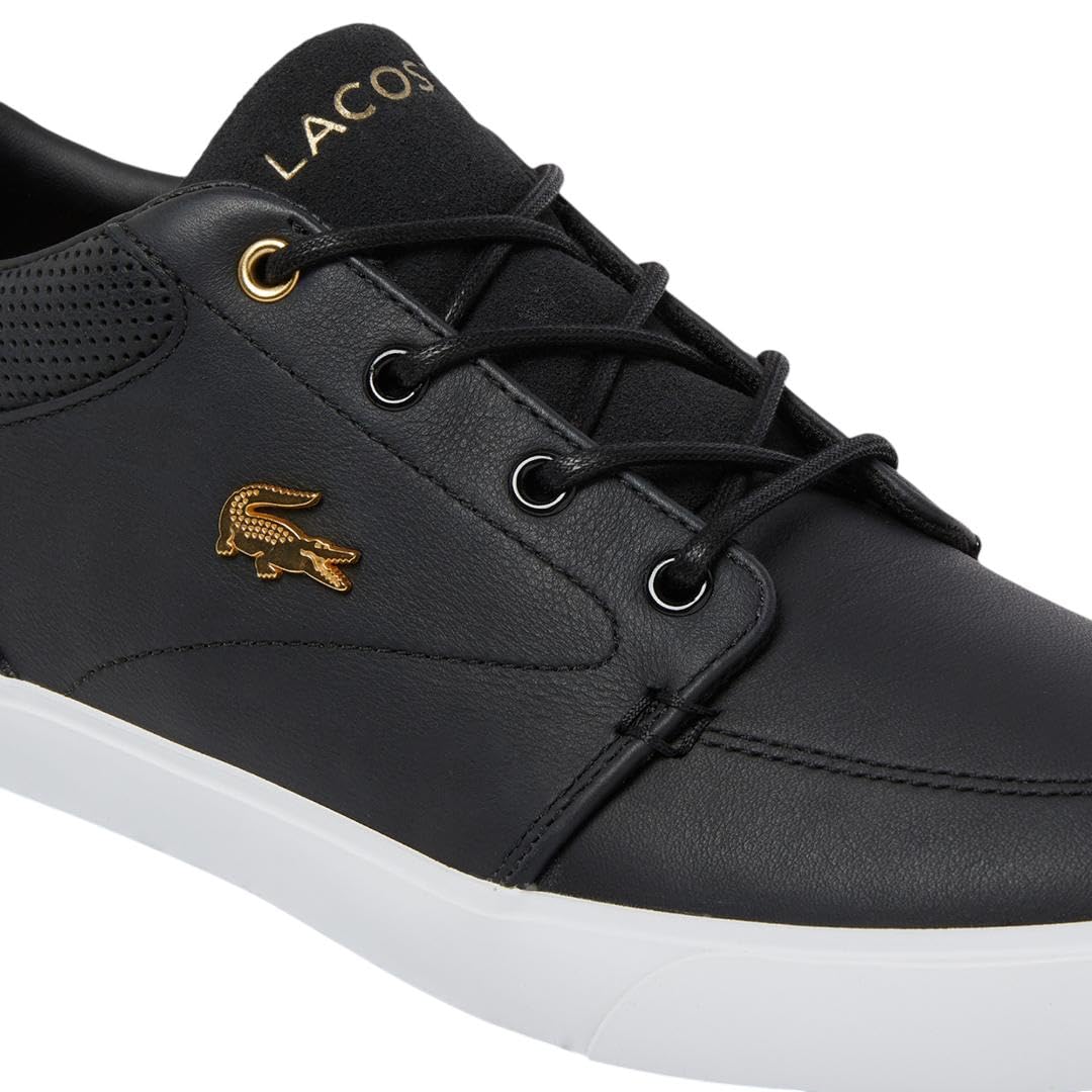 Lacoste Men's Bayliss Sneaker, Black & White