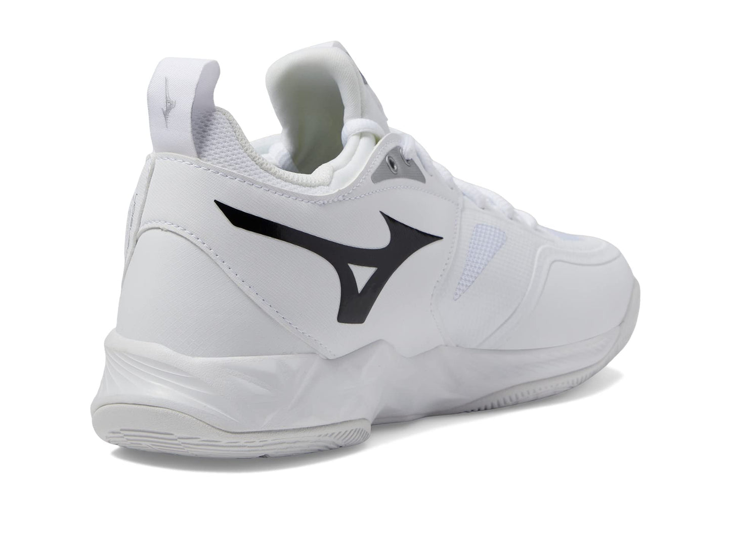 Mizuno Women's Wave Dimension Volleyball Shoe, White-Black