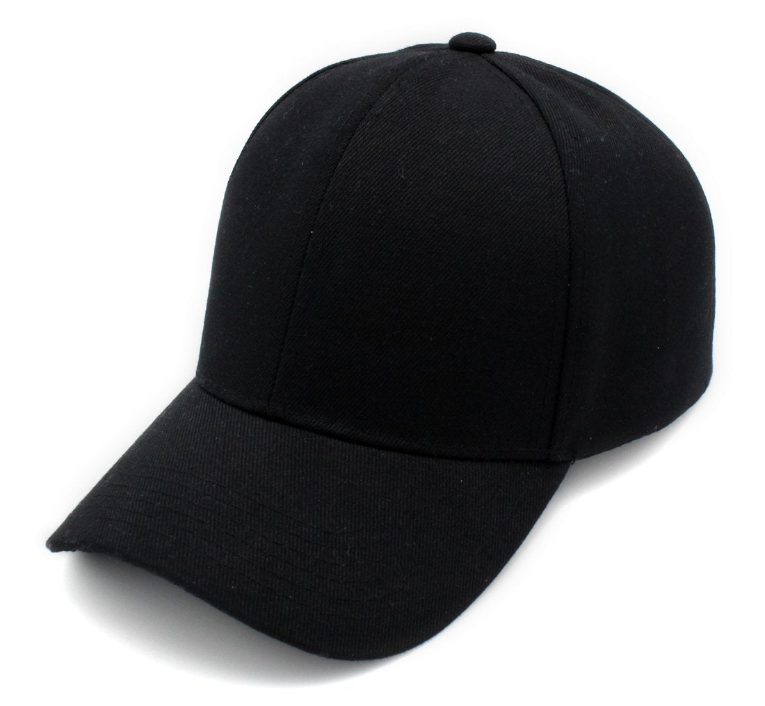 Gorra de Béisbol Clásica Ajustable (Negro)
