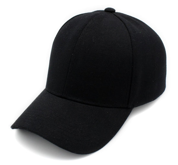 Gorra de Béisbol Clásica Ajustable (Negro)