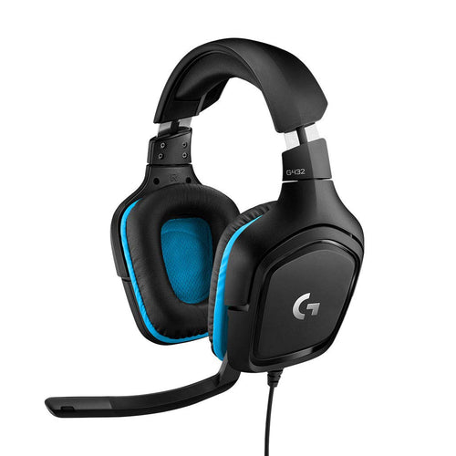 Logitech Auriculares para Juegos con Cable G432 (Negro/Azul)
