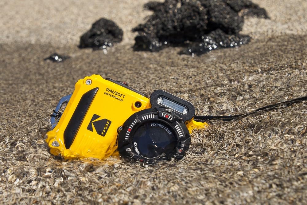 KODAK Cámara Digital Impermeable PIXPRO WPZ2 (Amarillo / 16MP)