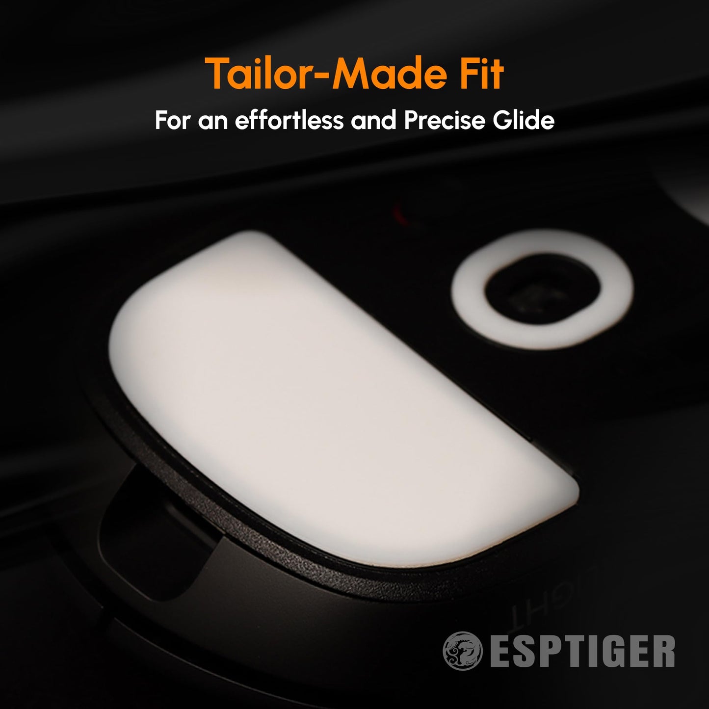 ESPTIGER Patines para Ratón Gaming ICE V2 (Blanco)