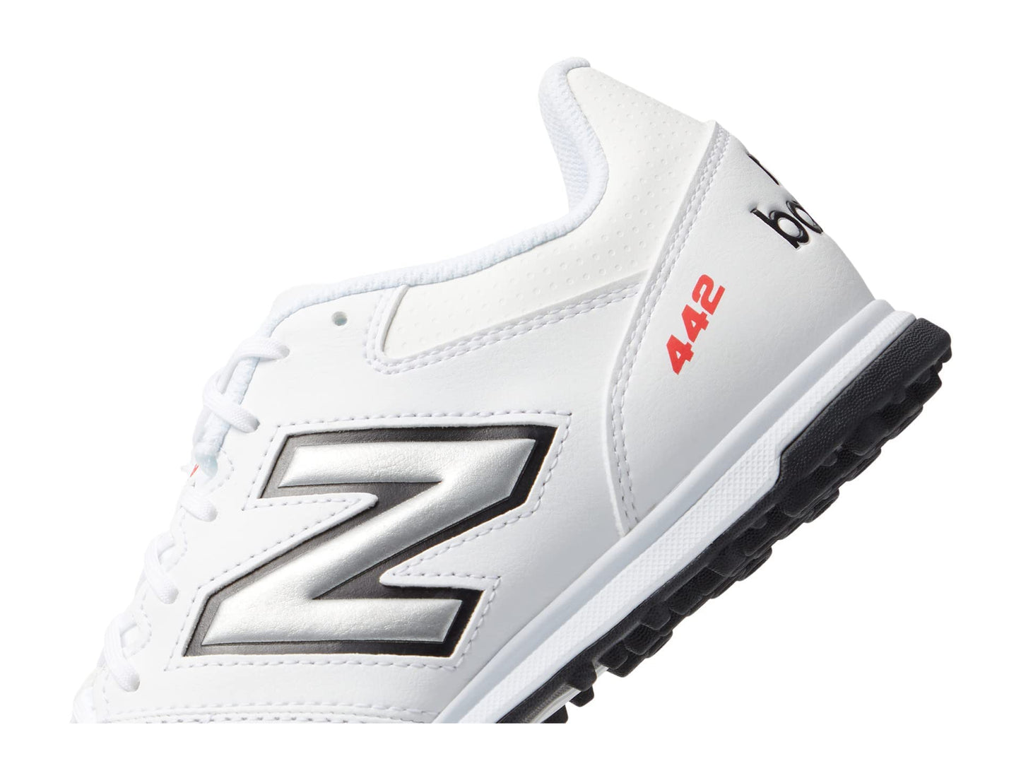 New Balance Men's 442 V2 Team TF Soccer Shoe, White/Black